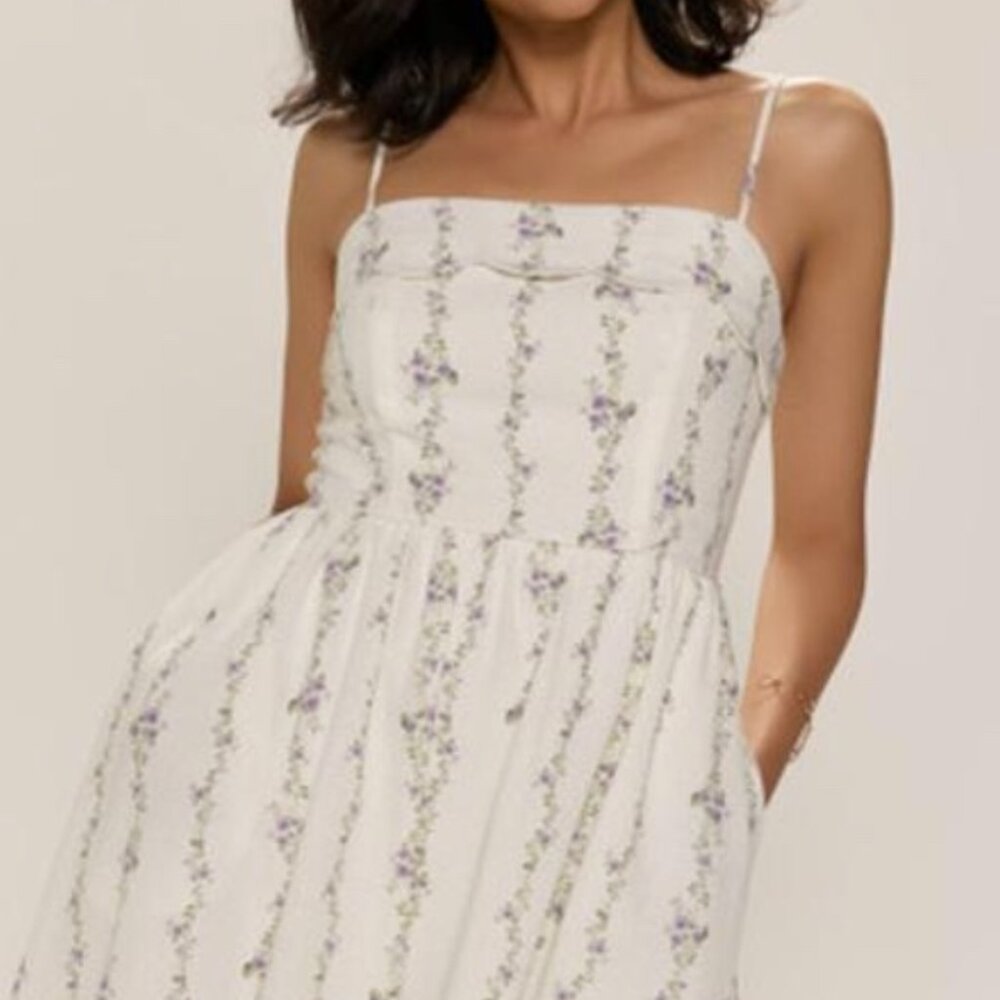 NWT Gabriella Scalloped Trixxi Dress Size M